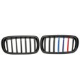 thumbnail image 4 of Front Kidney Grill Grille Matte Black & M-Color For BMW F15 F16 X5 X6 2014-2017, 4 of 7