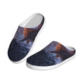 thumbnail image 2 of Daiia Winter Fire Dragon Print Women’s Fuzzy Slippers Memory Foam Lightweight House Shoes Cozy Loafer Flannel House Shoes-44/45, 2 of 7