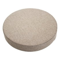 Clearance! Outdoor Chair Cushions Round-Shaped Outdoor Chair Cushions for Patio Flax Chair Seat Cushion for Garden Sofa Restaurant Dining Chair(35x35x5cm) A