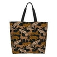 thumbnail image 1 of Fotbe Leopard Print Bolsa Tote Estética de Lona con Estampado para Mujer - Bolsa Reutilizable de Hombro Casual para Vacaciones, Compras, Trabajo y Gimnasio, 1 of 8