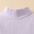 thumbnail image 4 of TOWED22 Newborn Baby Girl Clothes Fall Winter Outfits Infant Girls Long Sleeve Ruffle Romper Bell Bottoms Pants Sets,6-9 M, 4 of 7