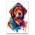thumbnail image 3 of Hudo Wall Art - Funny Dog Canvas Poster for Kids' Room - Nova Scotia Duck Tolling Retriever Dog colorful art print, Canvas Painting Puppy Artwork, Watercolor Artwork Print For Bedroom, 3 of 5