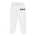 thumbnail image 4 of Ymyiu Girls' Winter Outfit Girls Clothes 2pcs Outfits Hoodies Leggings Pants Set Fall Winter Clothes Size 7-8 Years(White, 7-8 Years), 4 of 6