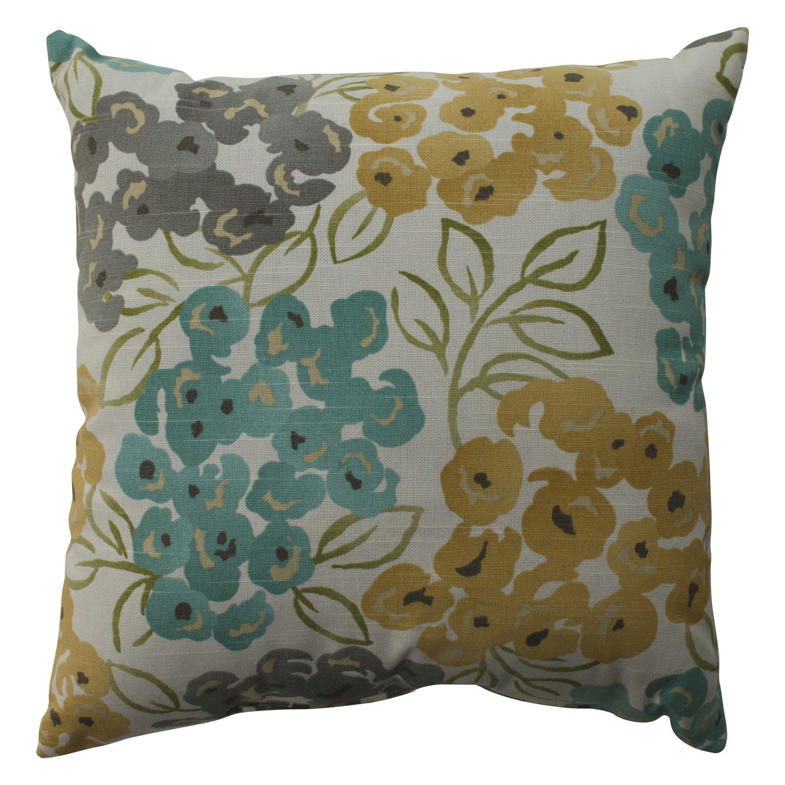 Pillow Perfect Luxury Floral Pool Throw Pillow