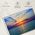 thumbnail image 6 of Elephant Stock Golden Beach Sunrise Wall Art - Horizontal Canvas Wall Art - Living Room Wall Decor - Beach Canvas - Blue And Orange Decor - 24" x 16", 6 of 8