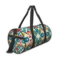 thumbnail image 3 of XMXT Unisex Large Sports Tote Gym Bag for Women, Moroccan Style Geometric Print Weekenders Bags Travel Bag, 3 of 8