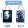 thumbnail image 2 of 16 Pcs For Corpse Bride-Themed Party Favor Bags – Candy Treat Bags, 2 Styles with Handles, for Birthday Decorations and Event Celebrations, 2 of 5