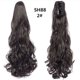 thumbnail image 1 of Peluca cola de caballo femenina peluca clip pelo largo y rizado productos de onda grande cola de caballo rizada, 1 of 4