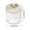 L, variant on HOZVOMI Vintage Clear Glass Candy Jar with Decorative Metal Butterfly Handle for Home and Office