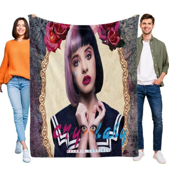 Melanie Martinez Throw Blanket Gifts for Fans Lover Girls Boys Women Present Hoodie Him Bed 60"x80"