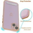 thumbnail image 3 of for iPhone 13 Case, Slim Shockproof Electroplated iPhone 13 Protective Phone Case, Purple, 3 of 11