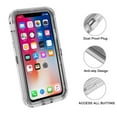 thumbnail image 4 of FIEWESEY Case for iPhone X,3 in1 Layers Hybrid Liquid Glitter Flowing Quicksand case Clear Soft Shockproof TPU Slim Protective Cover for iPhone X/XS(Black), 4 of 6