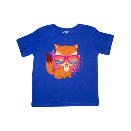 

Inktastic Fox Beach Sunglasses Gift Toddler Toddler Girl T-Shirt