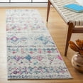 thumbnail image 3 of SAFAVIEH Madison Hannah Geometric Runner Rug, Grey/Purple, 2'3" x 12', 3 of 9