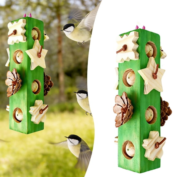 10 Pcs Bird Shredding & Foraging Toys Set, Natural Hanging Parrot Chewing Toys for Budgies, Conures, Finches, Lovebirds & Small to Medium Parrots