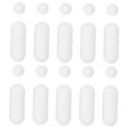 thumbnail image 5 of PBPBOX 10Set Toilet Seat Accessories White Cushioned Bumpers Easy to Install Universal Fit for Bidet, 5 of 7