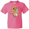 thumbnail image 3 of Inktastic Cute Chipmunk with Sunflower Youth T-Shirt, 3 of 5