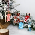 thumbnail image 6 of Keimprove 3pcs Wooden Sleigh Christmas Ornaments Mini Wooden Sleigh Ski Christmas Tree Hanging Pendant Decorations with Gift Box Mantel Door Bookshelf Xmas Tree Decoration for Holiday Party, 6 of 6