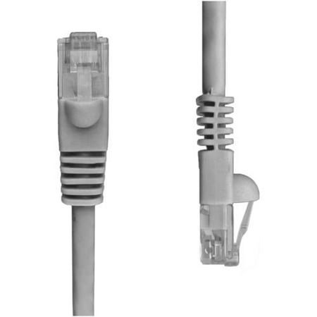 NTW (345-U5E-100GY) Cat5e Snagless Unshielded (UTP) Network Patch Cable, 100'
