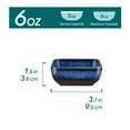 thumbnail image 2 of vancasso Stern, Blue 4-Piece Saucer Dish Set, Porcelain Snack Bowl, Square, 2 of 7