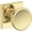 Non-Lacquered Brass, variant on Baldwin Pv.Sol.Csr Solvang Privacy Door Knob Set - Brass
