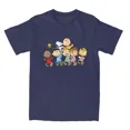 thumbnail image 1 of Camiseta de algodón puro con personajes de cómic de Peanuts para hombre y mujer, divertida camiseta de Snoopy, Charlie Brown, Linus y Lucy, 1 of 5