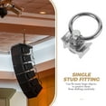 thumbnail image 4 of OULII 6pcs Sturdy Single Fitting O shaped Ring for Hanging Objects in Stainless Steel Material, 4 of 8