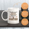 thumbnail image 6 of This Office Runs On Hard Work Laughter Sticky Notes And A Lot Of Coffee 11oz Ceramic Coffee Mug | Funny Coffee Cups, 6 of 6
