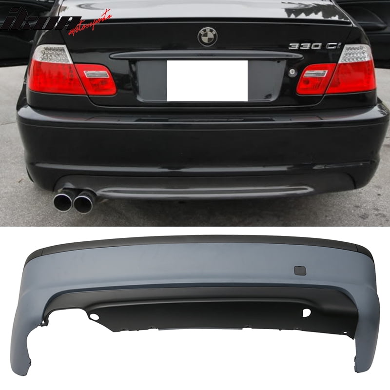 Fits 9905 BMW E46 3 Series 4Dr MT M Sport PP Rear Bumper Cover