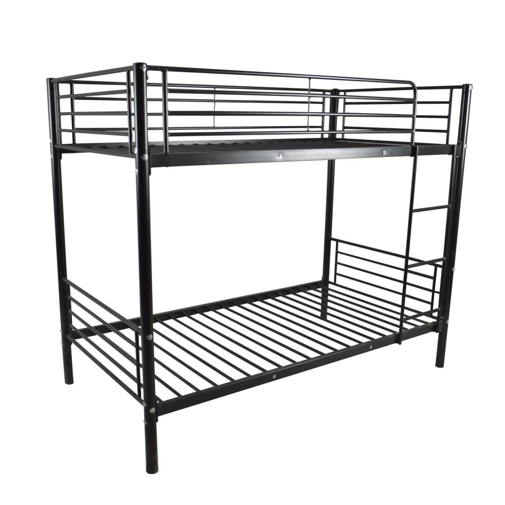 GoDecor Metal Bunk Bed Storage, Twin, Black