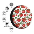 thumbnail image 4 of Zufioo Hand Drawn Tomatoes Print Car Tire Dust Cover, Adjustable Tire Protector Cover Anti-UV, Car Accessories for Trucks, SUVs, Vans-17 inch, 4 of 6