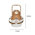 thumbnail image 5 of Hariumiu 1000ml Water Cup Large Capacity Food Grade Adorable Cartoon Kawaii Children Straw Water Cup Travel Accessory-1000ML,Animal,Brown, 5 of 8