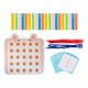 thumbnail image 5 of Juguete para enhebrar y encordar con tarjetas, tablero de actividades para viajes, motricidad fina Conejo, 5 of 9