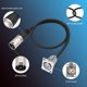 thumbnail image 2 of Cable XLR Tipo D (Paquete de 2), Conector Pasante, Conector XLR Hembra A Macho para Caja de Escenario Premium, Panel de Conexión y Montaje en Panel., 2 of 5