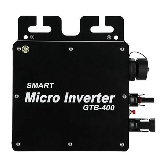 Inversor Solar de Conexión A Red 400W Microinversor Inteligente 22-50VDC MPPT IP65 WiFi Convertidor de Sinusoidal para 110V 220V