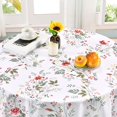 thumbnail image 4 of Floral Tablecloth, Wild Flower Table Cloth, Spring Summer Waterproof Wrinkle Free Tablecloth for Outdoor, Picnic, Camping, Patio, Party, Kitchen, Dining Room, Round 60 inch, 4 of 7