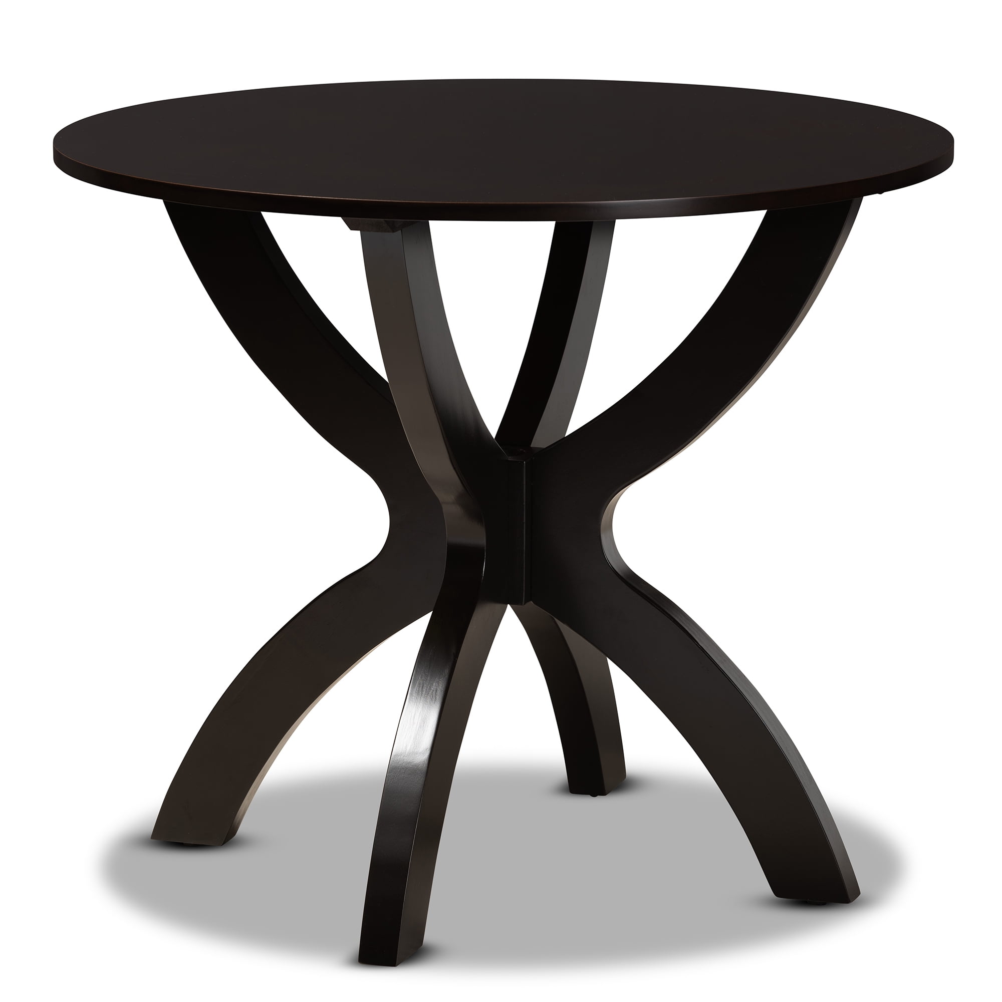 Baxton Studio Ronda Modern Dining Set, Espresso Brown