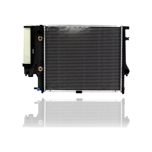 Radiator - Pacific Best Inc. Fit/For 979 89-95 BMW 525i 525it 6cy 2.5L - With Oil Cooler, Plastic Tank, Aluminum Core Fits select: 1994-1995 BMW 540, 1994-1995 BMW 530