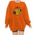 thumbnail image 1 of Blusa holgada de manga larga con estampado de otoño para mujer, suéter informal con cuello redondo, Tops, sudadera Fridja  fjkfkj7136, 1 of 4