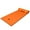Orange+Black, variant on Costway 3-Layer Tear-Resistant Foam Floating Pad Island Water Sports Relaxing Yellow
