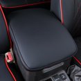 thumbnail image 2 of EKR Custom Fit Bronco Car Seat Covers for Ford Bronco 4DR Heritage 2021 2022 2023 - Breathable Leather Auto Seat Covers(Full Set,Black with Red Piping), 2 of 5