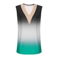 thumbnail image 4 of Athletic Tank Tops for Women Women's Tees And Tanks Plus Size Tunic for Women-Neck Blouse Lace Casual Loose Summer Sleeveless Tank Green Xxl, 4 of 4