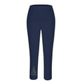 thumbnail image 5 of uublik Women Warm Winter Pants Thick Fleece Warm High Waisted Pants for Winter Snow, Navy, 5 of 5