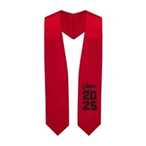 Endea Graduation Red Class of 2025 Graduation Stole/Sash with Classic Tips