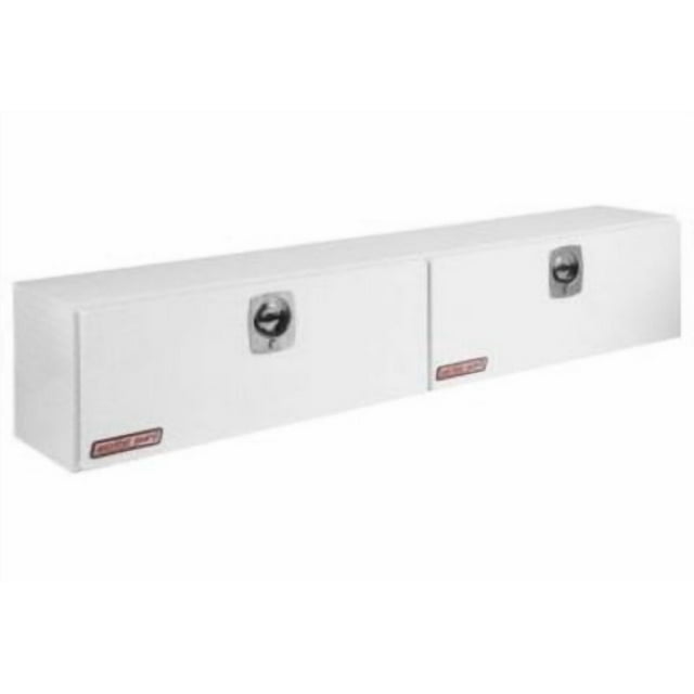 Weather Guard Tool Box 391-3-02 Super-Side; Top Side; 2 Doors; Bright White; Aluminum