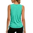 thumbnail image 4 of Jaunzuar Workout Tank Tops Woman Wide Strap Summer Sleeveless Tops Outdoor Running Athletic Tank Tops, S-3XL, 4 of 8