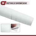 thumbnail image 6 of Unique Bargains White Carbon Fiber Pattern Protective Car Wrap Film 22ft x 5ft Exterior Interior Vinyl Wrap Cover 5.5mil 1 Pc Universal, 6 of 6