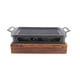thumbnail image 1 of Parrilla De Barbacoa De Mesa, Calefacción Uniforme, Base De Madera, A Prueba De Palos, Fácil Limpieza, Estufa De Alcohol, Parrilla De Barbacoa Para El Hogar Para Restaurante, 1 of 7