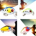 thumbnail image 2 of pitrice Hard Crankbaits Lifelike Fishing Lures Swimbait Small Fat Simulation Saltwater Hooks Bait,Color 5, 2 of 8