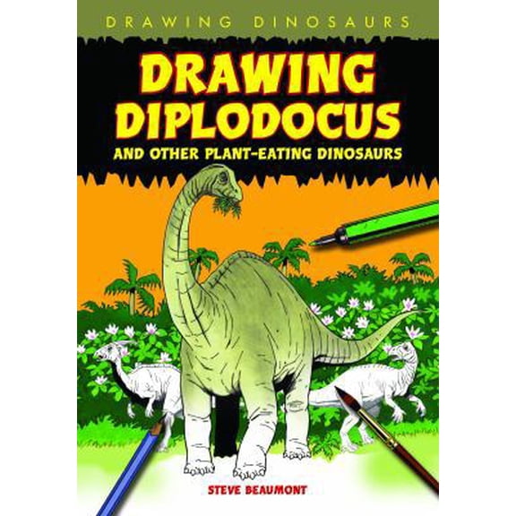 Pre-Owned Drawing Diplodocus and Other Plant-Eating Dinosaurs (Library Binding) 1615319026 9781615319022